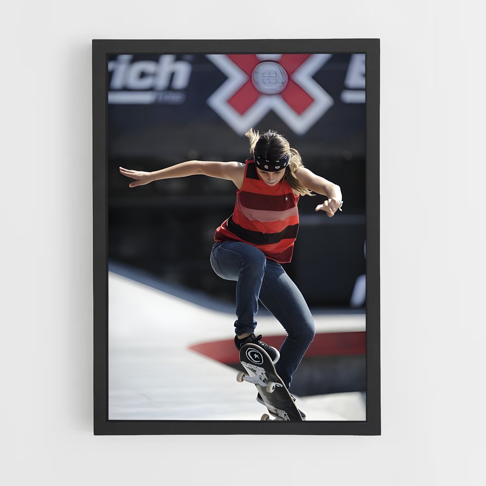 Poster Leticia de bufoni – affiche Skateboard (vue 2)